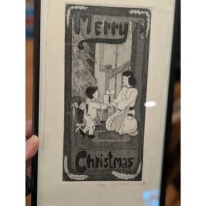 Christmas Art Print Cynthia Blake No Frame